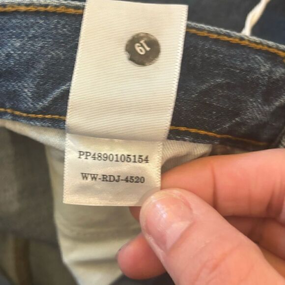 Everlane NWT Women’s 90’s Cheeky High Rise Button Fly Straight Leg Jeans Size 23 - Picture 10 of 11